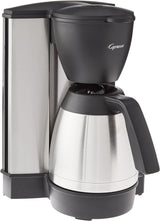 Capresso 485.05 MT600 Plus 10-Cup Programmable Coffee Maker with Thermal Carafe,Black
