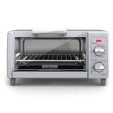4-Slice Stainless Steel Toaster Oven Black + Decker, Silver